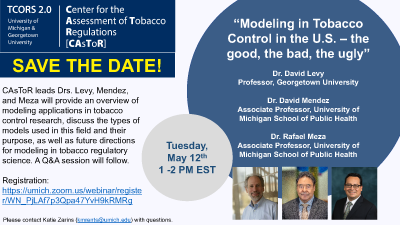 Thumbnail for Modeling in Tobacco Control in the U.S. – the good, the bad, the ugly video