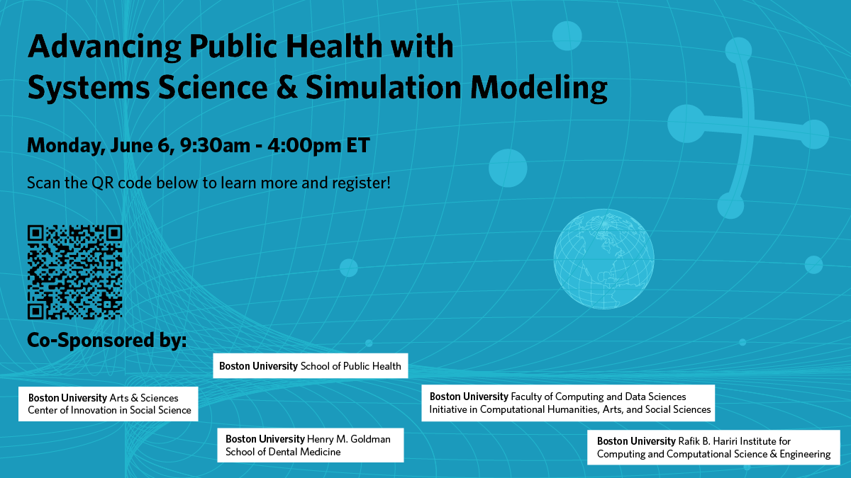 Flyer for Advancing Public Health with Systems Science & Simulation Modeling