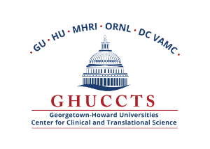 Logo for Georgetown-Howard University for Center for Clinical & Translational Science (GHUCCTS)