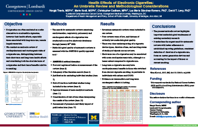 Thumbnail for Health
Effects of Electronic Cigarettes:
An Umbrella Review and Methodological Considerations poster