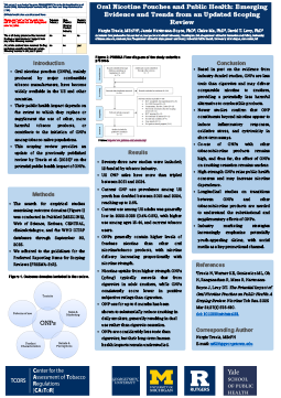 Thumbnail for Oral Nicotine Pouches and Public Health: Emerging Evidence and Trends from an Updated Scoping Review poster
