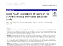 Thumbnail of Smoking and Vaping Model (SAVM) and Manual