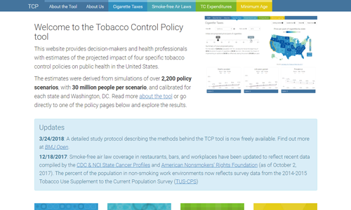 Thumbnail of Tobacco Control Policy Tool