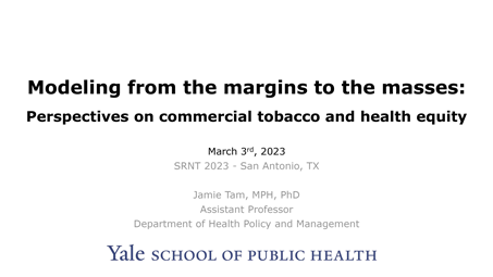 Thumbnail for Modeling from the margins to the masses:
Perspectives on commercial tobacco and health equity poster