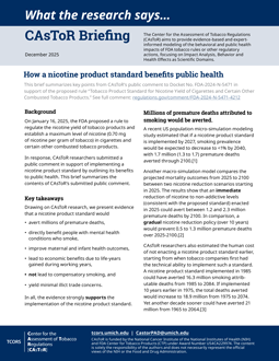 Thumbnail for How a nicotine product standard benefits public health